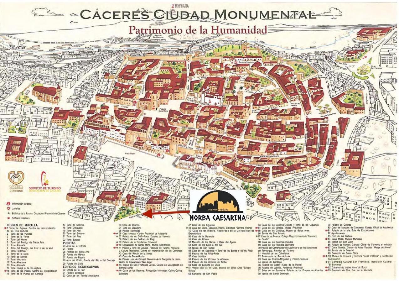 Elegante Apartamento Para 5 En El Centro De Caceres Con Wifi Eksteriør billede